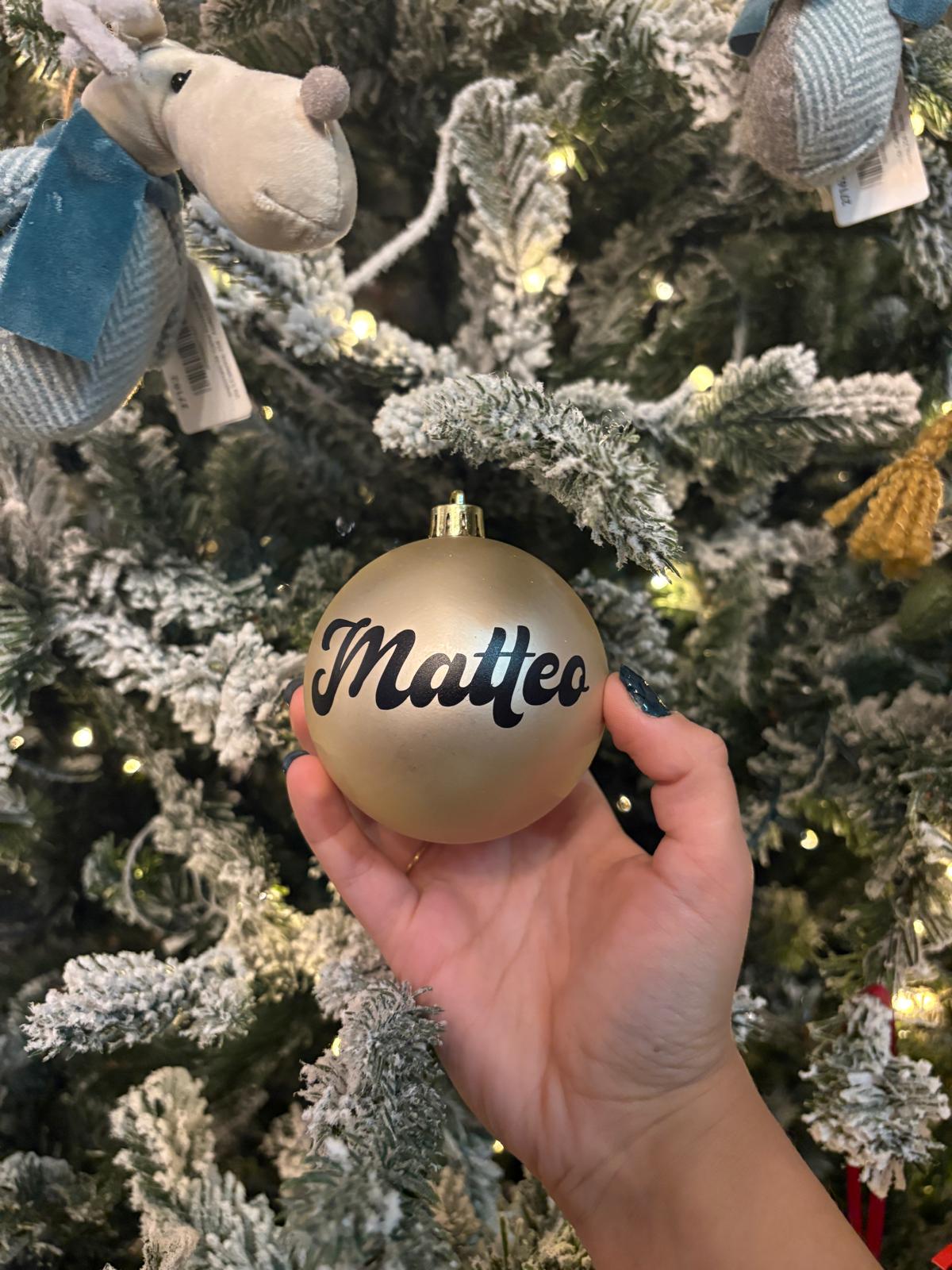 Palline Natale personalizzate